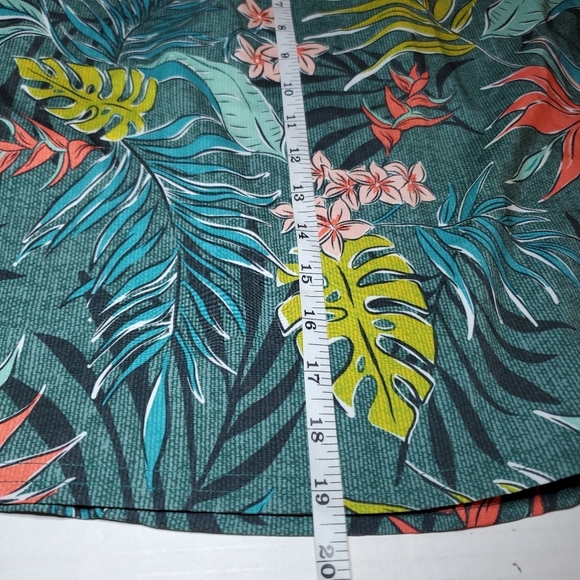 RIP SKIRT Bali Jungle Birds of Paradise Floral True Wrap Mini Skirt Size M - Picture 6 of 6